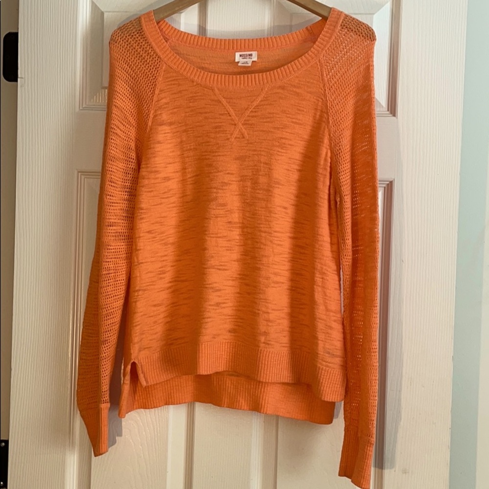 MOSSIMO Orange Long sleeve TOP Sz. L